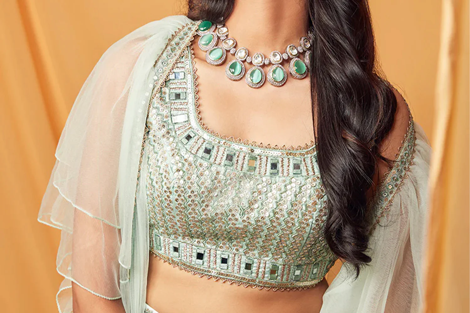 Lehanga & Crop Top Designs